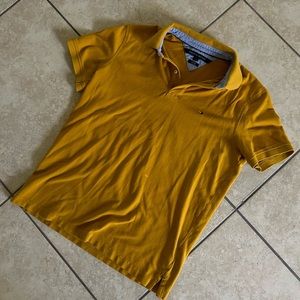 USED Tommy Hilfiger Mustard Polo (Size L)